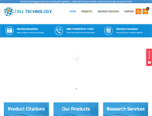 Tablet Screenshot of celltechnology.com